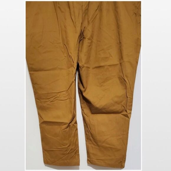New Earth Tone Mid-rise Tapered Leg Ankle Plus Pants - Picture 11 of 16